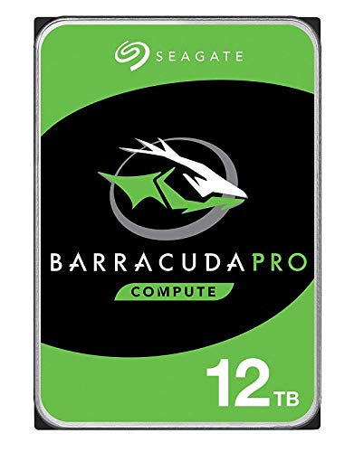 Seagate Barracuda Pro 12TB Internal Hard Drive Performance HDD – 3.5 Inch SATA 6 Gb/s 7200 RPM 256MB Cache for Computer Desktop (ST12000DM0007) (Renewed)