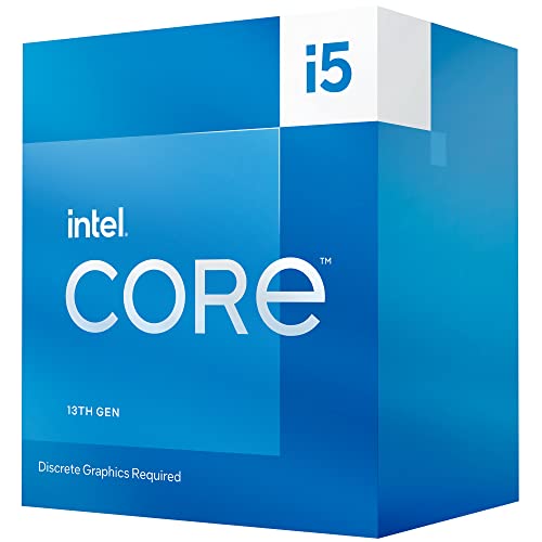 Intel i5-13400F Desktop Processor 10 cores (6 P-cores + 4 E-cores) 20MB Cache, up to 4.6 GHz