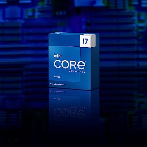 Intel Core i7-13700KF Gaming Desktop Processor 16 cores (8 P-cores + 8 E-cores) - Unlocked