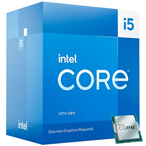 Intel i5-13400F Desktop Processor 10 cores (6 P-cores + 4 E-cores) 20MB Cache, up to 4.6 GHz