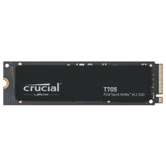 Crucial New 2024 T705 2TB PCIe Gen5 NVMe M.2 SSD - Up to 14,500 MB/s - Game Ready - Internal Solid State Drive (PC) - +1mo Adobe CC - CT2000T705SSD3