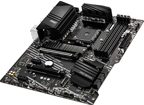 MSI B550-A PRO ProSeries Motherboard (AMD Ryzen 5000, AM4, DDR4, PCIe 4.0, SATA 6Gb/s, M.2, USB 3.2 Gen 2, HDMI/DP, ATX)