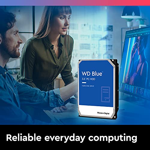 Western Digital 8TB WD Blue PC Internal Hard Drive HDD - 5640 RPM, SATA 6 Gb/s, 256 MB Cache, 3.5" - WD80EAAZ