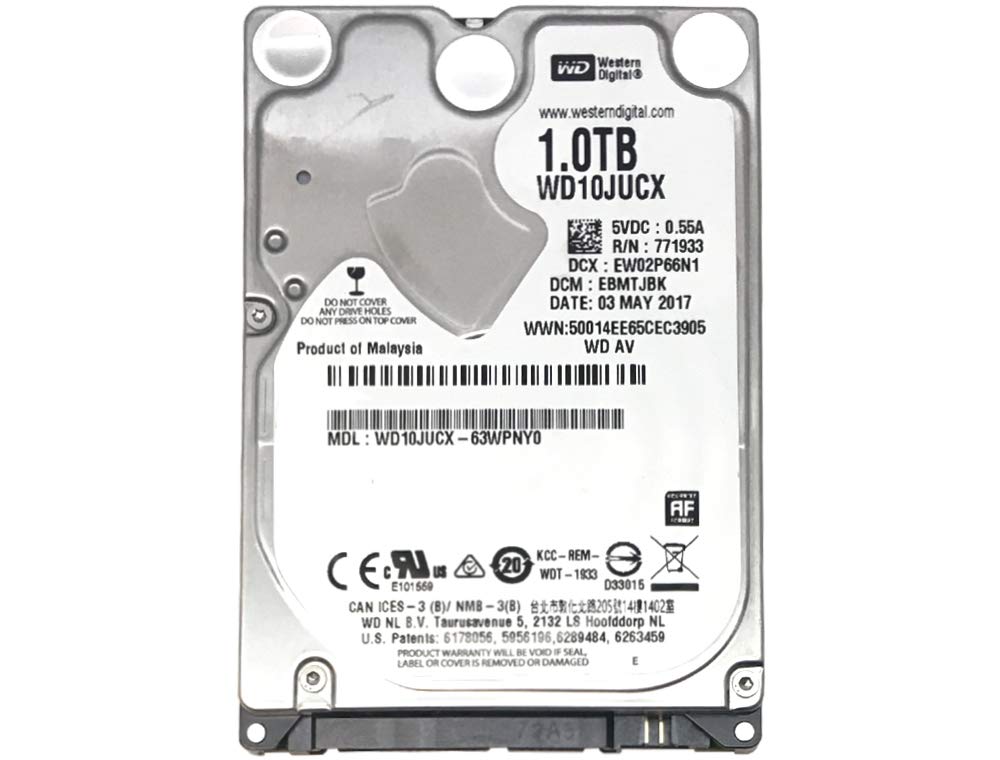 Western Digital 1TB 5400RPM 16MB Cache SATA 6.0Gb/s 2.5inch Hard Drive (for PS4 Game Console HDD Upgrade/Repair)