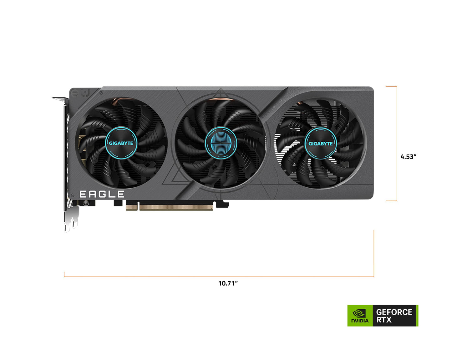 GIGABYTE GeForce RTX 4060 Eagle OC 8G Graphics Card, 3X WINDFORCE Fans, 8GB 128-bit GDDR6, GV-N4060EAGLE OC-8GD Video Card