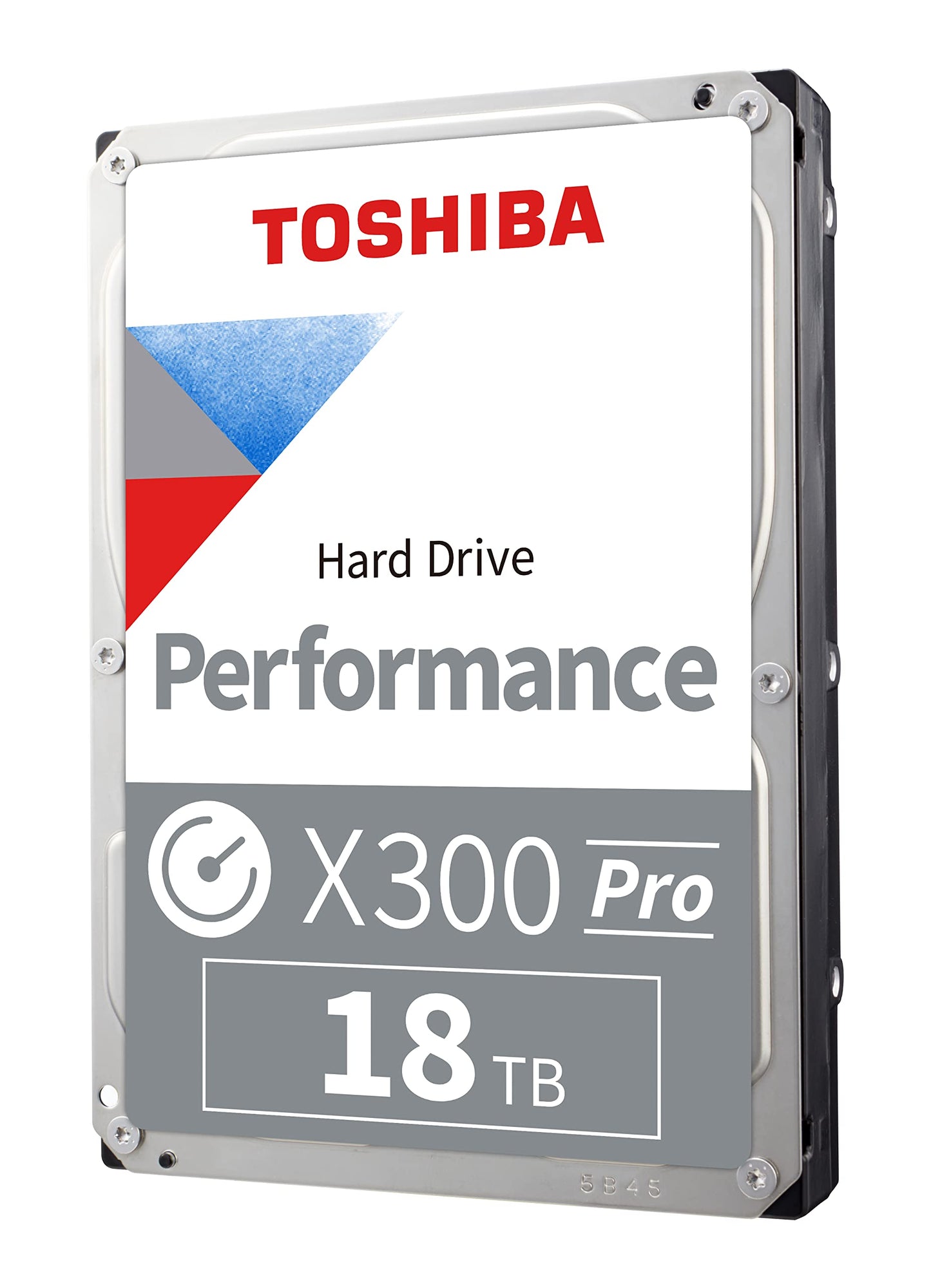 Toshiba X300 PRO 18TB High Workload Performance for Creative Professionals 3.5-Inch Internal Hard Drive – Up to 300 TB/Year Workload Rate CMR SATA 6 GB/s 7200 RPM 512 MB Cache - HDWR51JXZSTB