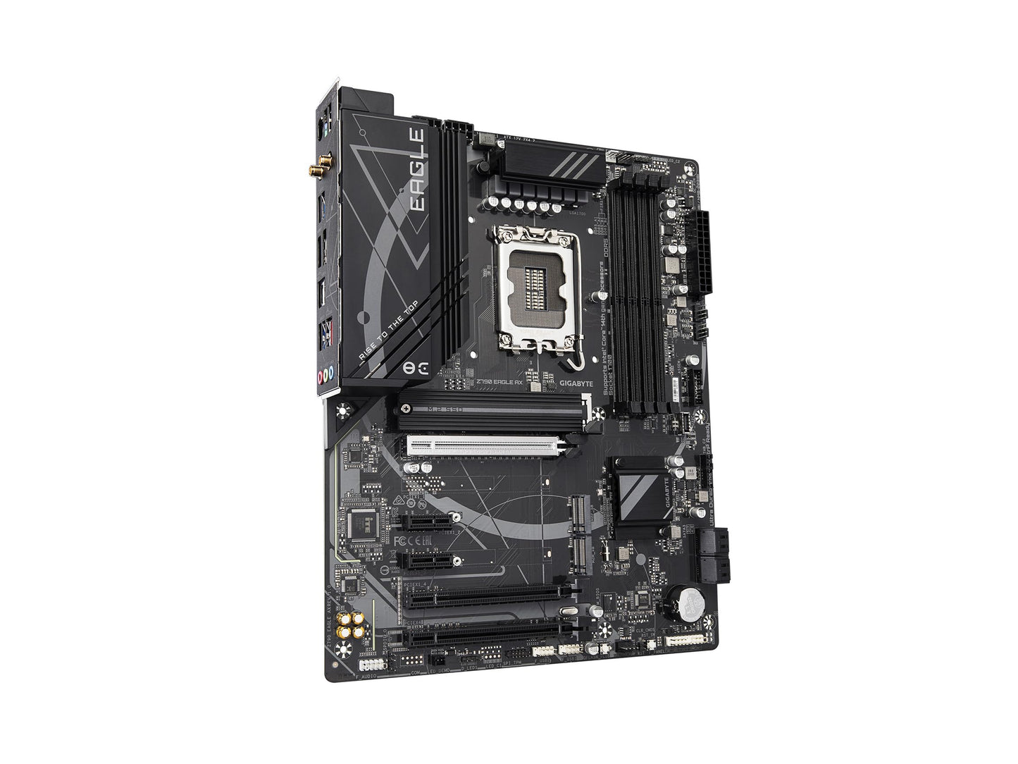 GIGABYTE Z790 Eagle AX LGA 1700 Intel Z790 ATX Motherboard with DDR5, M.2, PCIe 5.0, USB 3.2 Gen2X2 Type-C, Intel Wi-Fi 6E, 2.5GbE LAN, Q-Flash Plus, EZ-Latch